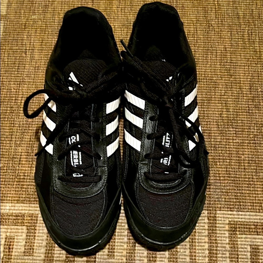 Adidas Men's Black and White soccer Cleat